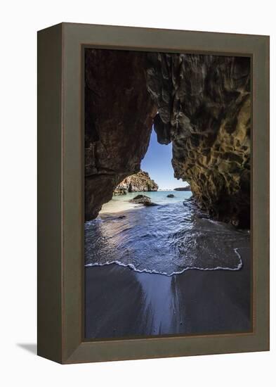 Sea Cave at Bigge Island, Kimberley, Western Australia, Australia, Pacific-Michael Nolan-Framed Premier Image Canvas