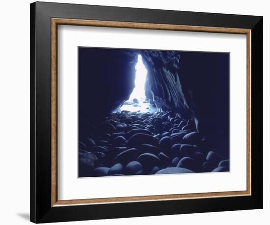 Sea Cave at La Jolla Caves off the Pacific Ocean, San Diego, California, USA-Christopher Talbot Frank-Framed Photographic Print