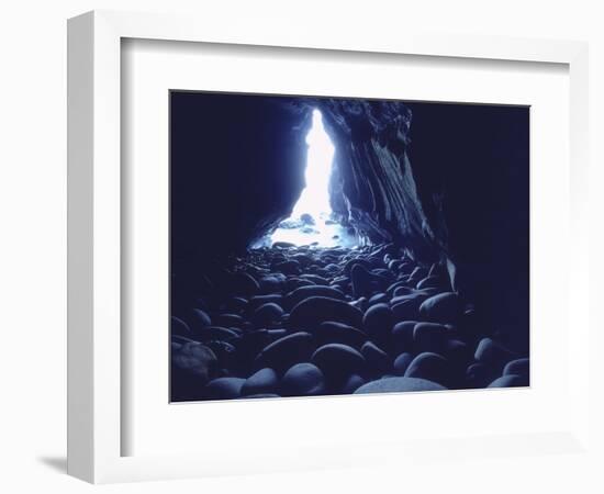 Sea Cave at La Jolla Caves off the Pacific Ocean, San Diego, California, USA-Christopher Talbot Frank-Framed Photographic Print
