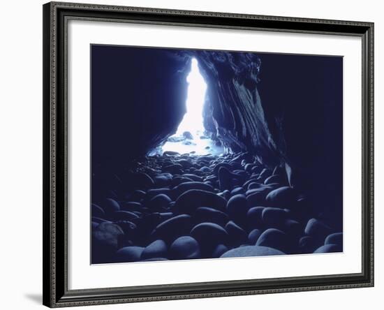 Sea Cave at La Jolla Caves off the Pacific Ocean, San Diego, California, USA-Christopher Talbot Frank-Framed Photographic Print