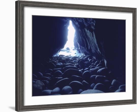 Sea Cave at La Jolla Caves off the Pacific Ocean, San Diego, California, USA-Christopher Talbot Frank-Framed Photographic Print