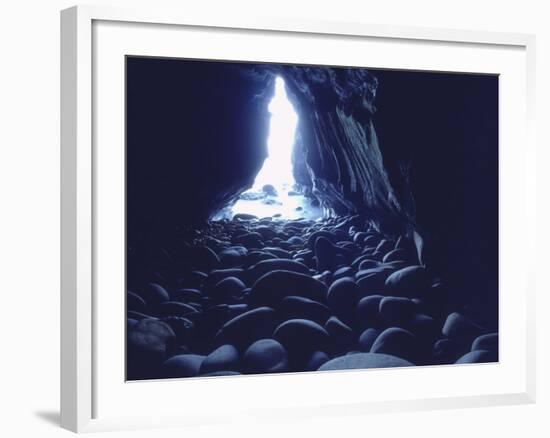 Sea Cave at La Jolla Caves off the Pacific Ocean, San Diego, California, USA-Christopher Talbot Frank-Framed Photographic Print