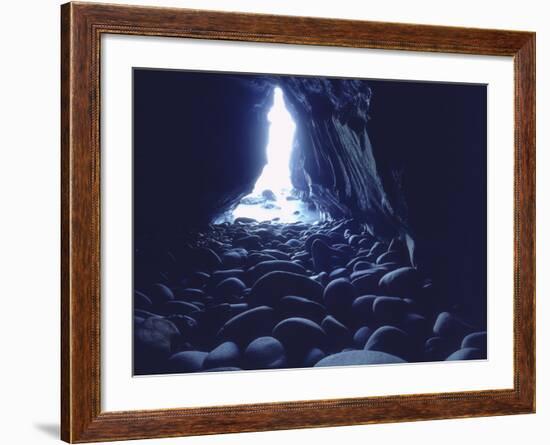 Sea Cave at La Jolla Caves off the Pacific Ocean, San Diego, California, USA-Christopher Talbot Frank-Framed Photographic Print