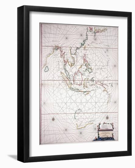 Sea Chart East of India'-null-Framed Giclee Print