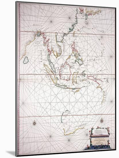 Sea Chart East of India'-null-Mounted Giclee Print