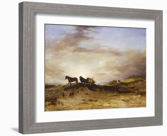 Sea Coast, Sunrise-Frederick Richard Lee-Framed Giclee Print