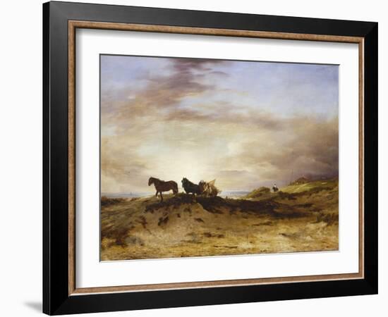 Sea Coast, Sunrise-Frederick Richard Lee-Framed Giclee Print