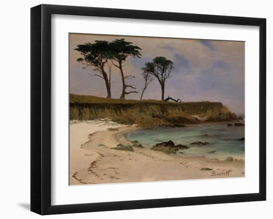 Sea Cove, c.1880-90-Albert Bierstadt-Framed Giclee Print
