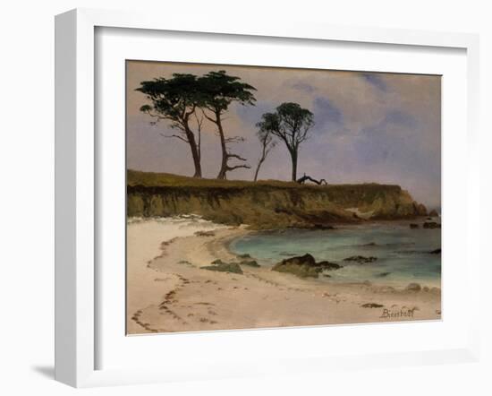 Sea Cove, c.1880-90-Albert Bierstadt-Framed Giclee Print