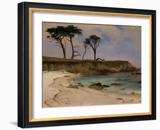 Sea Cove, c.1880-90-Albert Bierstadt-Framed Giclee Print