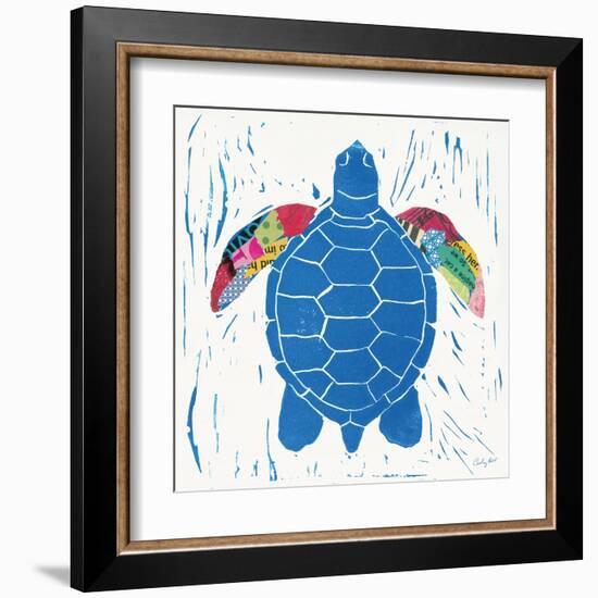 Sea Creature Turtle Color-Courtney Prahl-Framed Art Print