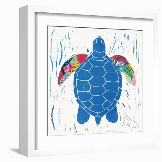 Sea Creature Turtle Color-Courtney Prahl-Framed Art Print