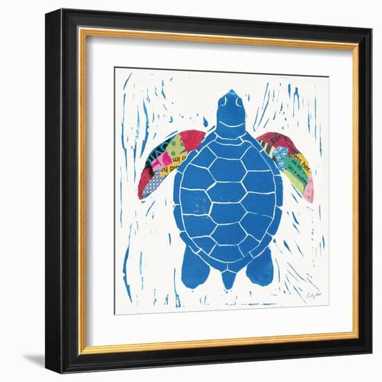 Sea Creature Turtle Color-Courtney Prahl-Framed Art Print