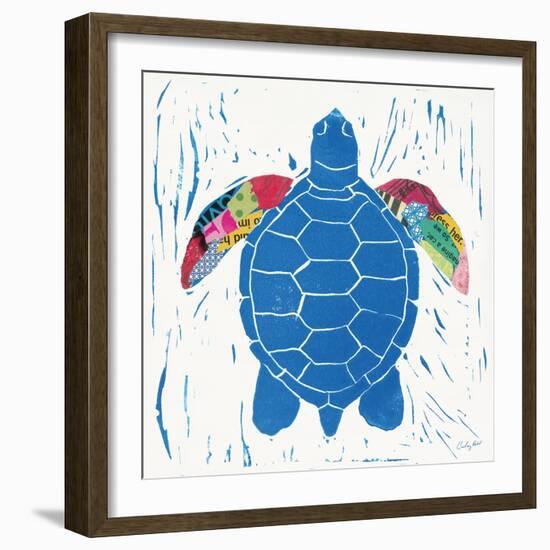 Sea Creature Turtle Color-Courtney Prahl-Framed Art Print