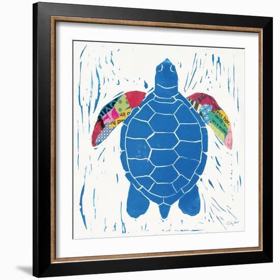 Sea Creature Turtle Color-Courtney Prahl-Framed Art Print