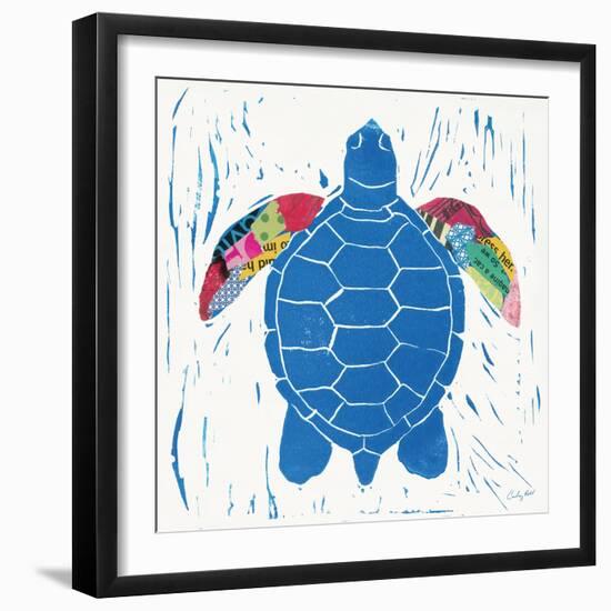 Sea Creature Turtle Color-Courtney Prahl-Framed Art Print