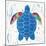 Sea Creature Turtle Color-Courtney Prahl-Mounted Art Print