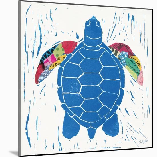 Sea Creature Turtle Color-Courtney Prahl-Mounted Art Print