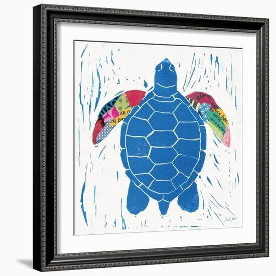 Sea Creature Turtle Color-Courtney Prahl-Framed Art Print