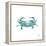 Sea Creatures I-Julie DeRice-Framed Stretched Canvas