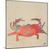 Sea Creatures on Tan I-Julie DeRice-Mounted Art Print