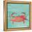 Sea Creatures on Teal I-Julie DeRice-Framed Stretched Canvas