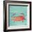 Sea Creatures on Teal I-Julie DeRice-Framed Art Print