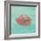 Sea Creatures on Teal II-Julie DeRice-Framed Art Print