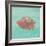 Sea Creatures on Teal II-Julie DeRice-Framed Art Print