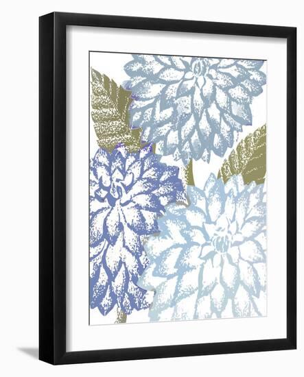 Sea Dahlias I-Color Bakery-Framed Giclee Print