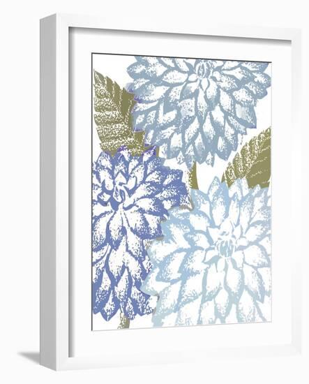 Sea Dahlias I-Color Bakery-Framed Giclee Print