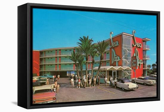 Sea Dip Motel-null-Framed Stretched Canvas