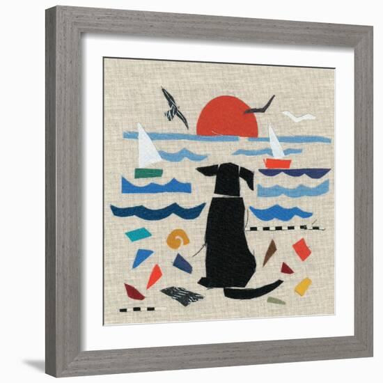 Sea Dog-Jenny Frean-Framed Giclee Print