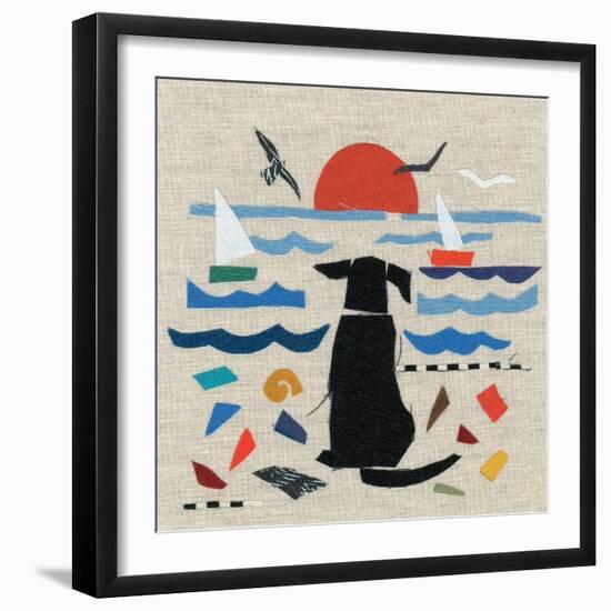 Sea Dog-Jenny Frean-Framed Giclee Print