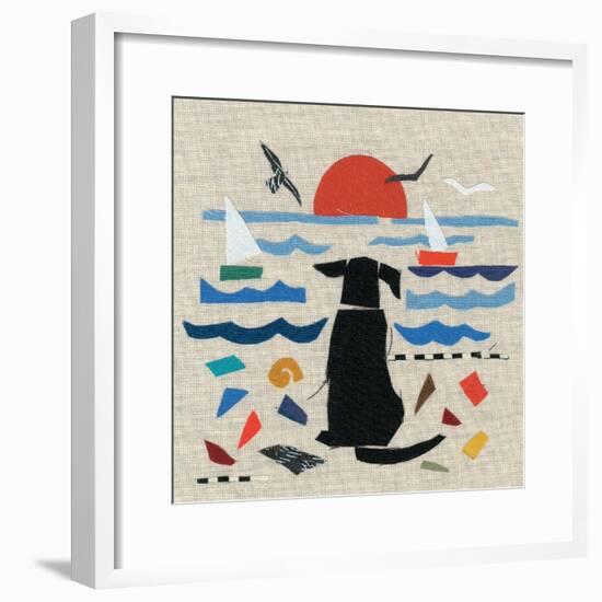 Sea Dog-Jenny Frean-Framed Premium Giclee Print