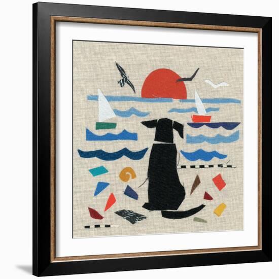 Sea Dog-Jenny Frean-Framed Premium Giclee Print