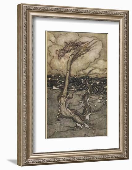 Sea Dragon-Arthur Rackham-Framed Photographic Print
