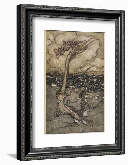 Sea Dragon-Arthur Rackham-Framed Photographic Print