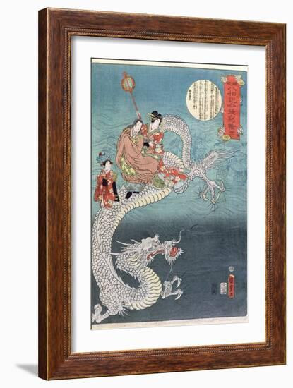 Sea Dragon-Utagawa Kunisada-Framed Giclee Print