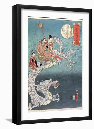 Sea Dragon-Utagawa Kunisada-Framed Giclee Print