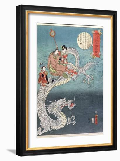 Sea Dragon-Utagawa Kunisada-Framed Giclee Print