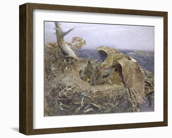 Sea Eagle's Nest, 1907-Bruno Andreas Liljefors-Framed Giclee Print