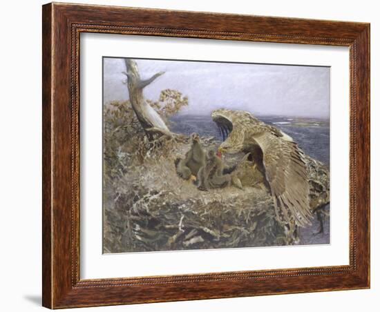 Sea Eagle's Nest, 1907-Bruno Andreas Liljefors-Framed Giclee Print