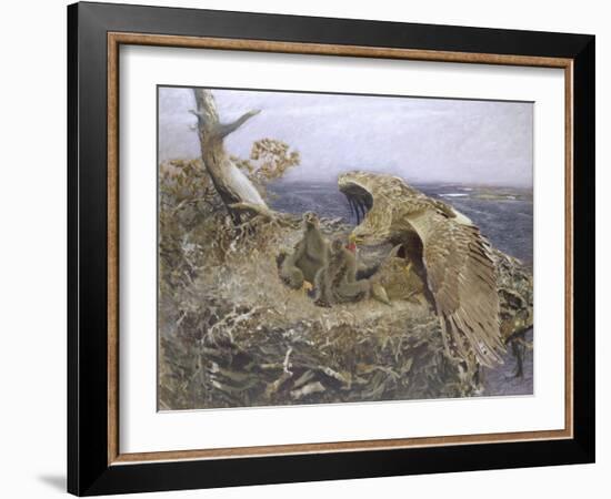 Sea Eagle's Nest, 1907-Bruno Andreas Liljefors-Framed Giclee Print