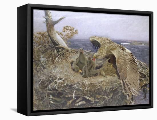 Sea Eagle's Nest, 1907-Bruno Andreas Liljefors-Framed Premier Image Canvas