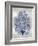 Sea Fan Indigo Blue II-Melonie Miller-Framed Art Print