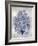 Sea Fan Indigo Blue II-Melonie Miller-Framed Art Print