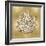 Sea Fan on Gold I-Caroline Kelly-Framed Art Print