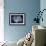Sea Fan on Indigo Blue I-Melonie Miller-Framed Art Print displayed on a wall
