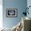 Sea Fan on Indigo Blue I-Melonie Miller-Framed Premium Giclee Print displayed on a wall